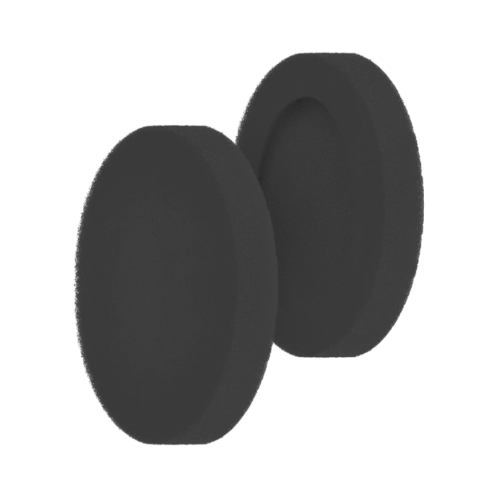 Koss 06 0087 Porta Pro Oversized Cushions - Siyah (Aksesuar - Yedek Parça & Konfor) | Klasik Siyah Bitiş, Standart Üstü Yastıklama, Dayanıklı Malzeme Yapısı | Ölçüler: 60 mm Çap